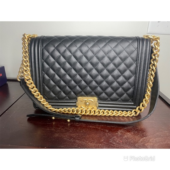 CHANEL Bags Chanel Coco Handle Large Caviar Flap Bag Ghw 22 Poshmark